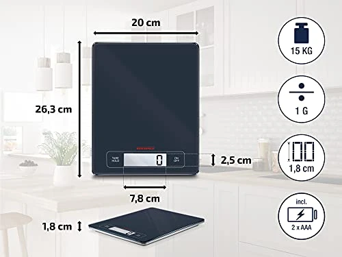 Soehnle 67080 Balance Electronique Page Profi Noir 15 Kg / 1 G 8 Soehnle 67080 Balance Electronique Page Profi Noir 15 Kg / 1 G - Image 6