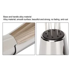 Coffee Stirring Tool, Eliminate Clumps Blend Evenly Comfortable Grip Coffee Powder Stirrer For Cafe (Silver) -KitchenAid Shop 419RoHWFfqL