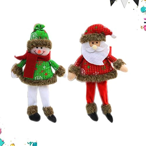 LIOOBO Bottle Tops 2pcs Christmas Wine Bottle Cover Santa Snowman Christmas Doll Bottle Champagne Bags For Christmas Table Ornaments Xmas Gift Decoration Bottle Caps 8 LIOOBO Bottle Tops 2pcs Christmas Wine Bottle Cover Santa Snowman Christmas Doll Bottle Champagne Bags For Christmas Table Ornaments Xmas Gift Decoration Bottle Caps - Image 6