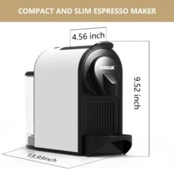 1400W Espresso Machine For Nespresso Capsules: Espresso And Lungo Cups, One Cup Premium Italian 20 Bar ODE Pump Espresso Maker - Perfect For Office & Coffee Lovers -KitchenAid Shop 419UaMaqqzL