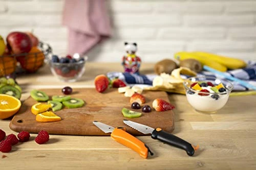 Kuhn Rikon Kinderkitchen Dog Knife Straight Blade, Sharp Enough To Cut Food But Not Small Fingers, Orange 5 Kuhn Rikon Kinderkitchen Dog Knife Straight Blade, Sharp Enough To Cut Food But Not Small Fingers, Orange - Image 3