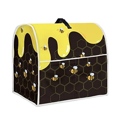 Veniyate Honey Bee Print Mixer Dust Cover Dust-proof Stand Mixer Covers With Side Pocket Universal Blender Cover Kitchen Appliance Covers For Blender Accessories 3 Veniyate Honey Bee Print Mixer Dust Cover Dust-proof Stand Mixer Covers With Side Pocket Universal Blender Cover Kitchen Appliance Covers For Blender Accessories