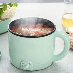 ALLMRO Large Pot Dormitory Students' Electric Cooker Mini Small Electric Cooker Multi Functional Household Gift Electric Non Stick Cooking Pot