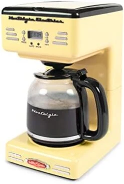 Retro 12-Cup Programmable Coffee Maker, Yellow -KitchenAid Shop 419qZ3 ZxHL. AC