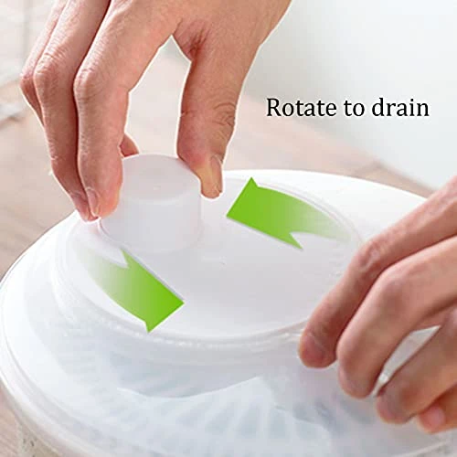 HEIMP Dryer Salad Spinner, Lettuce Fruit And Vegetable Quick Dryer, More Delicious Salads And Faster Food Preparation Kitchen Slicer 5 HEIMP Dryer Salad Spinner, Lettuce Fruit And Vegetable Quick Dryer, More Delicious Salads And Faster Food Preparation Kitchen Slicer - Image 3