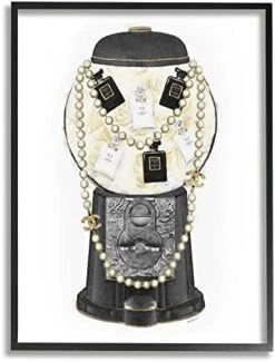 Stupell Industries Vintage Gumball Machine Designer Perfume Necklace Accessories, Design By Amanda Greenwood, Black, 16 X 20 27 Stupell Industries Vintage Gumball Machine Designer Perfume Necklace Accessories, Design By Amanda Greenwood, Black, 16 X 20 -KitchenAid Shop 41A3TuUpHDL. AC