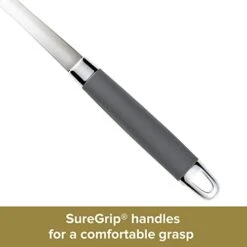 SureGrip Stainless Steel Meat Fork/Kitchen Tool, 13.25 Inch, Gray,46288 -KitchenAid Shop 41A5ddQcugL 1