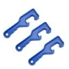 3 Pieces 5 Gallon Plastic Bucket Lid Opener Paint Can Lid Opener Open Buckets & Pails, Lightweight, Durable (Blue)