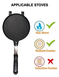 6.7 Inches Double Side Waffle Maker Egg Waffle Maker Cake Maker Ice Cream Cone Maker Nonstick Egg Roll Pan For Home Kitchen Restaurant And Others -KitchenAid Shop 41AHJzl0EUL