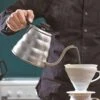 Hario V60 "Buono" Drip Kettle Stovetop Gooseneck Coffee Kettle 1.2L, Stainless Steel, Silver 2 Hario V60 "Buono" Drip Kettle Stovetop Gooseneck Coffee Kettle 1.2L, Stainless Steel, Silver -KitchenAid Shop 41AIe1iPzAL