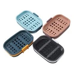 MODGE Soap Container Soap Holder 1 Pack, Travel Soap Container With Lid, Portable Bar Soap Holder, Leakproof Soap Box With Perforations, Soap Dishes For Traveling, Camping, Gym -KitchenAid Shop 41AM2JU3MzL