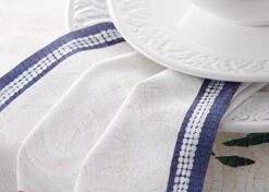 D' Hermine Napkins 100% Cotton Premium 20Inch X 20Inch Decorative Washable Cloth Napkin Easter Table Napkin For Dining, Kitchen, Parties & Camping - Mosaic (Set Of 4) -KitchenAid Shop 41AThVsUhQL