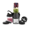 NBL 45545 Bullet Blender Set (34 Oz | 15.2 Oz) High-Speed Portable Fitness Blender Set With Personal Blending Cup, Grinding Cup, Seal Lids, & To-Go Lid | 1000W | Black & Stainless Steel -KitchenAid Shop 41AUSFIoSiL