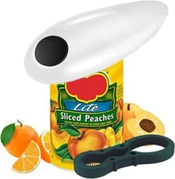 Electric Can Opener, One-Touch Switch Can Opener, Safe Smooth No Sharp Edges Can Opener For Almost Size Can, Can Opener Electric Best Kitchen Gadgets For Chefs, Arthritis And Seniors