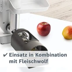 Bosch Osch MUZ45FV2 Accessories Z Fruit Press Attachment Metallic, 18/8 Stainless Steel -KitchenAid Shop 41Ai0r574lL