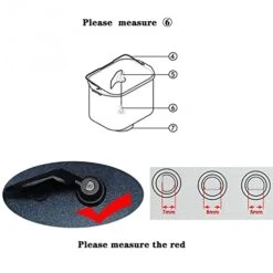 Mayata 2pcs Three Specifications Non-stick Breadmaker Paddles Stainless Steel Loaf Maker Kneading Blade Replacement For Bread Machine (2.4 X 6.5cm, Black) -KitchenAid Shop 41AkQZ9Z1NL