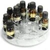 JEREVER Rotating Essential Oil Display Rack For 15 Bottles - Holds 5-15ml Oils - 2 Tier (Bottles Not Included) (2 Tier Marble Pattern) -KitchenAid Shop 41AnVdxQeaL