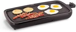 DASH Everyday Nonstick Electric Griddle For Pancakes, Burgers, Quesadillas, Eggs & Other On The Go Breakfast, Lunch & Snacks With Drip Tray + Included Recipe Book, 20in, 1500-Watt - Aqua -KitchenAid Shop 41ArGUedDAL. AC