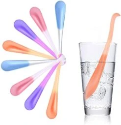 40 Color-Changing Spoons-Individually Wrapped-Birthday Party Spoons-Dessert Spoons-Ice Cream Spoons-Ice Cream Sundae Bar Supplies-One-time Use Or Multiple-use-Discoloration In Case Of Ice Water! -KitchenAid Shop 41AtKsUmgyL. AC