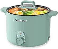 Wit Electric Hot Pot, 1.5L Non-stick Ramen Cooker, Multi-Function Electric Pot For Pasta, Noodles, Steak, Egg, Electric Cooker With Dual Power Control, Over-Heating And Boil Dry Protection, Green -KitchenAid Shop 41AtRBIRKaL. AC