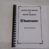 Instruction Manual For Toastmaster Bread Machine Maker Instruction Manual (Model: TBR520) Reprint -KitchenAid Shop 41AukNqEOsL