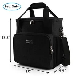 Coffee Maker Storage Bag,Waterproof Travel Carrying Organizer Case,Suitable For Kering Coffee Machines And Other Accessories,Dustproof Tote Bag With Shoulder Strap Black -KitchenAid Shop 41B5uuEdCRL
