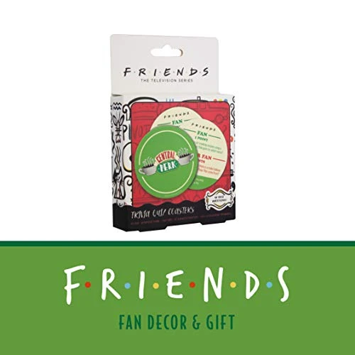 Paladone Friends TV Show Central Perk Trivia Coasters, Set Of 20 Drink Coasters With 40 Questions 5 Paladone Friends TV Show Central Perk Trivia Coasters, Set Of 20 Drink Coasters With 40 Questions - Image 3
