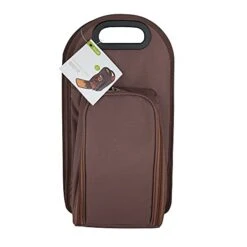 True Rue Metro: 2-Bottle Insulated Totes, Brown 11 True Rue Metro: 2-Bottle Insulated Totes, Brown -KitchenAid Shop 41BDI3jTRHS