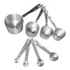 Stainless-Steel 8 Pc. Standard-Size Measuring Cup & Spoon Combo Set -KitchenAid Shop 41BERKJbXjL