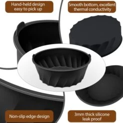 Silicone Slow Cooker Liners, Silicone Crockpot Liner For 6 Quart Oval Slow Cookers, Reusable Crock Pot Liners Silicone Leakproof BPA Free Heat Resistant Dishwasher Safe 13 Silicone Slow Cooker Liners, Silicone Crockpot Liner For 6 Quart Oval Slow Cookers, Reusable Crock Pot Liners Silicone Leakproof BPA Free Heat Resistant Dishwasher Safe -KitchenAid Shop 41BFSmTh11L