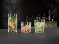 Nachtmann Noblesse Collection Whiskey Glass, Set Of 4 Crystal Clear Glasses, 4-Inch Tumbler For Scotch, Cocktail, Liquor, Or Bourbon, 10-Ounce, Dishwasher Safe -KitchenAid Shop 41BJ5TWNMVS 1