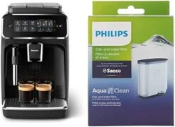 Hilips 3200 Series Fully Automatic Espresso Machine W/Milk Frother, Black, EP3221/44 With Philips Saeco AquaClean Filter Single Unit, CA6903/10 -KitchenAid Shop 41BJm2JbfiL. AC