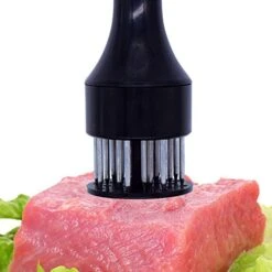 WSZDA 2PcsMeat Tenderizer Tool With Ultra Sharp Stainless Steel Needle Blades, Kitchen Tool For Tenderizing And Cooking BBQ, Marinade, Steak -KitchenAid Shop 41BKQOmwtPL