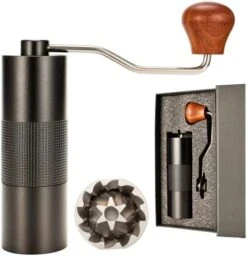 Manual Coffee Grinder 420 Stainless Steel Conical Hexagonal Burr Coffee Grinder Capacity 30g Portable Digital Adjustable Coarseness Hand Coffee Grinder Compatible For Espresso To French Press -KitchenAid Shop 41BMcPJFDL. AC