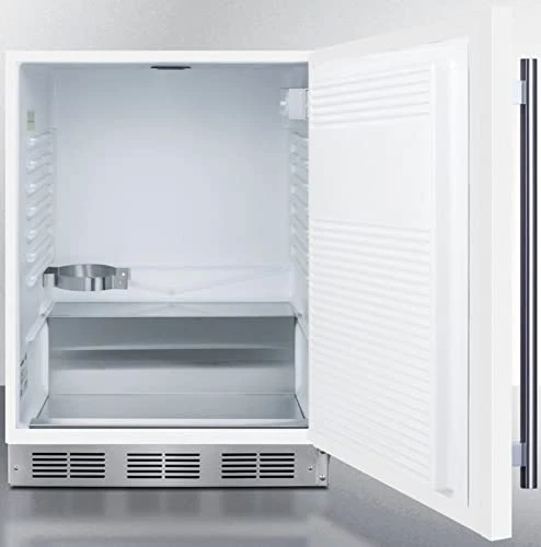 Summit Appliance SBC58WHBIADANK 24" Wide Built-in Undercounter ADA Height Commercially Listed Kegerator In White W/o Tapping Equipment, Stainless Steel Handle, Auto Defrost, Adjustable Thermostat 5 Summit Appliance SBC58WHBIADANK 24" Wide Built-in Undercounter ADA Height Commercially Listed Kegerator In White W/o Tapping Equipment, Stainless Steel Handle, Auto Defrost, Adjustable Thermostat - Image 3