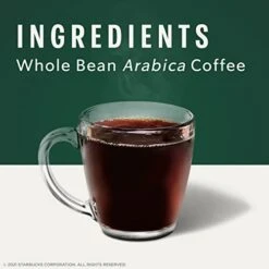 Starbucks Medium Roast Whole Bean Coffee — Pike Place — 100% Arabica — 1 Bag (28 Oz) -KitchenAid Shop 41BYylzL7yL