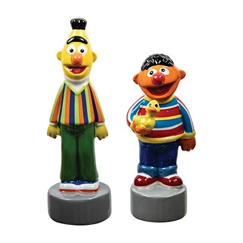 Bioworld Sesame Street Bert & Ernie Sculpted Salt & Pepper Shaker Set 3 Bioworld Sesame Street Bert & Ernie Sculpted Salt & Pepper Shaker Set