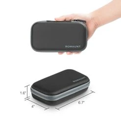 Protective Carrying Case For Nespresso & Compatible Capsules Portable Espresso Maker Coffee Pod Holder PU Material Hard Shell Portable Grey(2 Pack, 4 Pods,8 Pods) -KitchenAid Shop 41Bjoo9ArrL