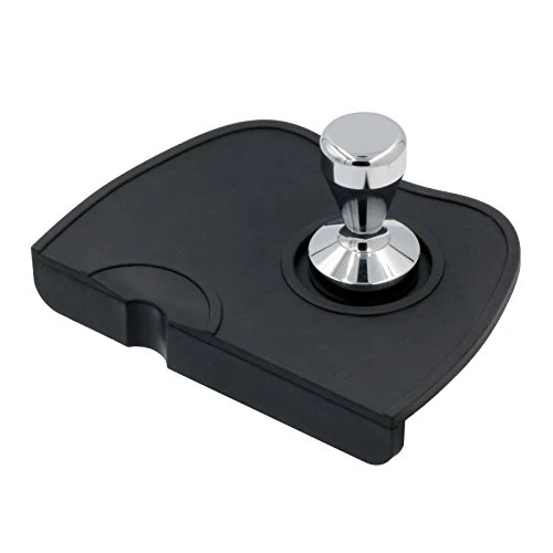 Tamper Mat Coffee Silicone Mat Expresso Tampering Mat Coffee Tamper Station Anti-Slip Mat Barista Tool Tamp Pad Black Mat 3 Tamper Mat Coffee Silicone Mat Expresso Tampering Mat Coffee Tamper Station Anti-Slip Mat Barista Tool Tamp Pad Black Mat
