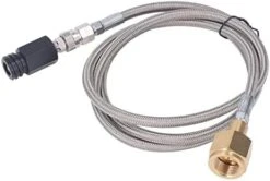 Kadimendium Soda Refill Adapter CO2 Cylinder Cartridge Fill Tank Connector Household Soda Bottle With 60in Hose CGA320 For Filling Tank(#2) -KitchenAid Shop 41BncpsmbaL. AC