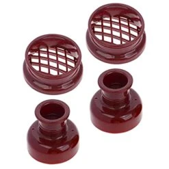 RAKUTE Donut Maker Cutter Non-stick Doughnut Molds 4pcs Fondant Cake Bread Dessert Bakery Moulds Biscuit Stamp Moulds Baking Tool For Home Kitchen Pineapple Shape Pan (Color : Brown, Size : 10.4x10.