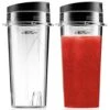16 Oz Single Serve Blender Cups For Shakes And Smoothies - 2Pcs Ninja Blender Cups Replacement With Flip Top Lid Parts - Single Serve Cup Lid For BL770 BL780 BL660 BL740 BL810 Nutri Ninja Blenders -KitchenAid Shop 41BxHWd09FL