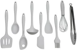 Premium Silicone Kitchen Tool And Utensil Set, 5 Piece, Pastel Blue -KitchenAid Shop 41C20bNGDzL. AC