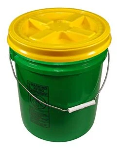 Een 5 Gallon 90 Mil Bucket With Gamma Seal Lid (Yellow)