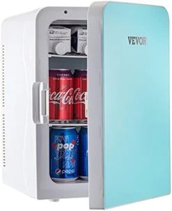 15L Mini Fridge,12V Portable Cooler & Warmer, Lightweight Beauty Fridge With Glass Front,Mini Fridge 15 Liter/18 Can For Food, Drinks, Skincare, Beauty, Makeup & Cosmetics (Green) -KitchenAid Shop 41C4HOVh1L. AC