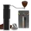 Manual Coffee Bean Grinder: Coffee Hand Grinder 25g Capacity With Stainless Steel Conical Burr Coffee Grinders, Finely Setting Adjustable Grinder Perfect For Pour Over, Espresso, Black -KitchenAid Shop 41C9bDJGJeL