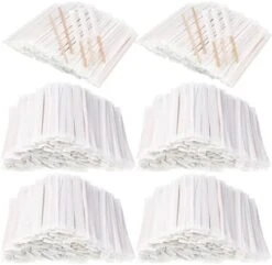 2000 Pcs Individually Wrapped Wooden Coffee Stirrers, Disposable Coffee Stir Sticks Round End Coffee Sticks Bulk Wood Stirrers For Coffee Cocktail Hot Drinks Restaurant Bar Home Office (5.5 Inch) 20 2000 Pcs Individually Wrapped Wooden Coffee Stirrers, Disposable Coffee Stir Sticks Round End Coffee Sticks Bulk Wood Stirrers For Coffee Cocktail Hot Drinks Restaurant Bar Home Office (5.5 Inch) -KitchenAid Shop 41CLeqkBeEL. AC