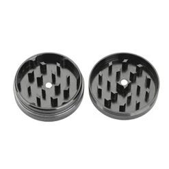 Manual Spice Grinder - 2 Inch Aluminum Portable Size With Magnetic Lid - Black -KitchenAid Shop 41CRExJi72L