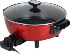 ELECTRIC NON-STICK SHABU SHABU POT (SINGLE),4.7L,11.8"