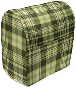 Ambesonne Tattoo Stand Mixer Cover, Monochrome Pattern With Floral Abstract Butterflies In Filigree Style Spiral Wings, Kitchen Appliance Organizer Bag Cover With A Pocket, 6-8 Quarts, Black And White -KitchenAid Shop 41CTS6M5teL. AC